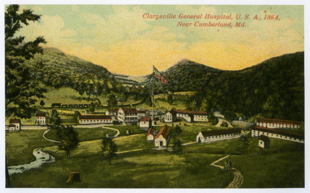 Clarysville General Hospital Postcard